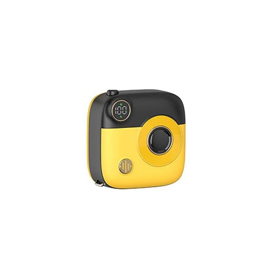 Xo powerbank 10000mah - conexion magnetica - carga rapida - dimensiones 68x68x28.2mm - color amarillo