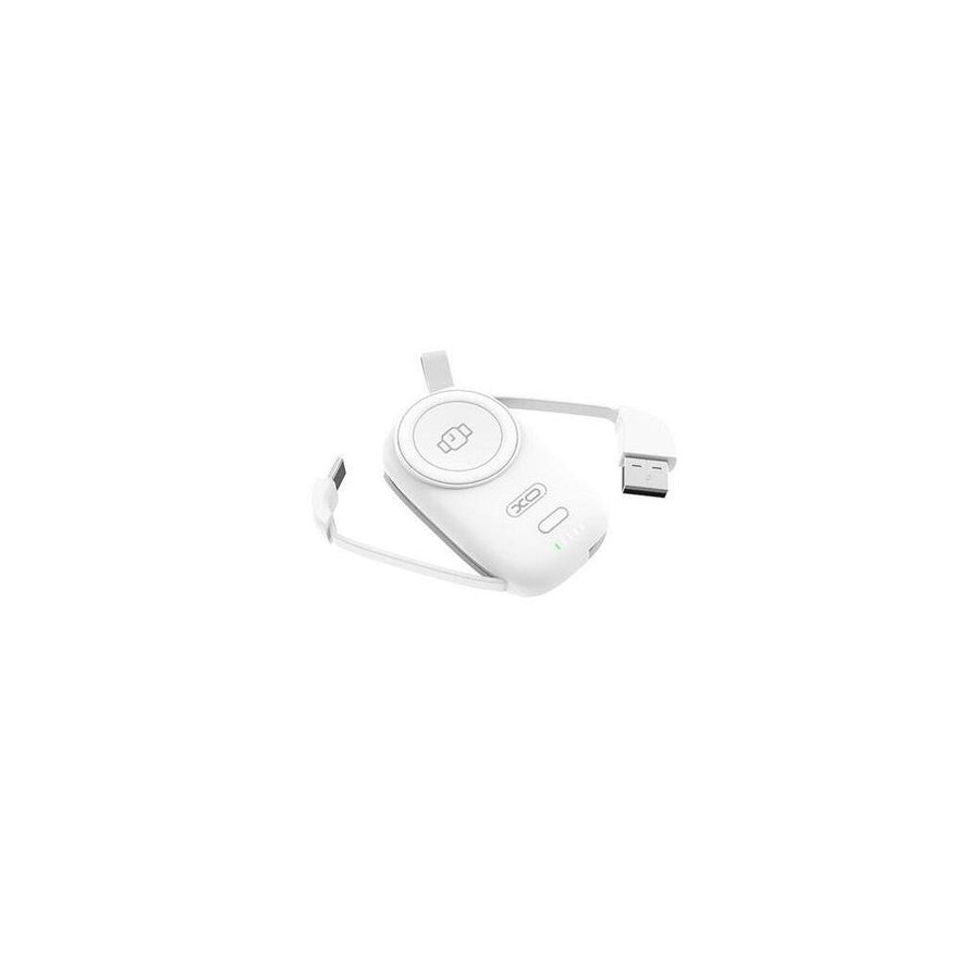 Xo cargador magnetico portatil - 1200mah - carga inalambrica 3w - tipo c y usb 5v/2a - facil transporte - carga rapida