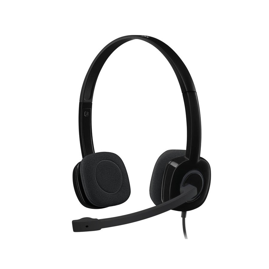 Logitech auriculares con microfono h151 negro - 981-000589