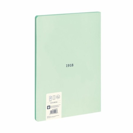 Milan libreta encolada formato a4 pautado 7mm - 48 hojas de 95 gr/m2 - microperforado - tapa blanda - color verde