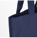 Milan serie 1918 tote bag bolsa de tela - tamaño  50x38x41cm - asa larga 27cm - tejido 'ripstop' - color azul oscuro