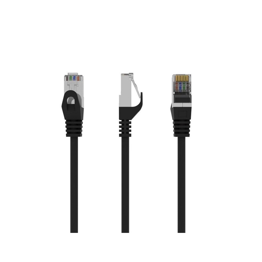 Gembird cable de red ftp cat6 awg26 2m negro  pp6-2m/bk