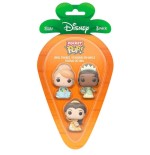 Blister 3 figuras carrot pocket pop disney princesas cenicienta tiana bella