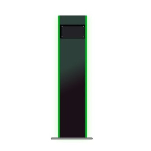 Stand para montaje en suelo de kiosko 10pos 10k-32w. incluye luz lateral personalizable con mando a distancia.