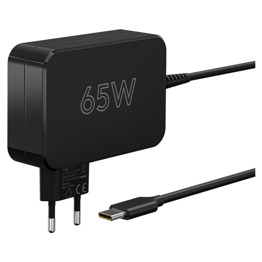 Cargador goobay 65420 portátil negro corriente alterna carga rápida interior