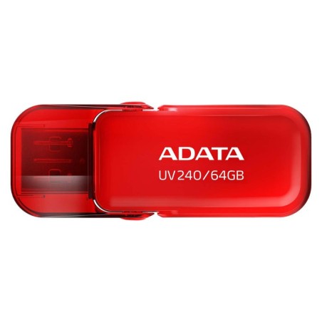 Pendrive adata uv240 64gb usb 2.0 rojo