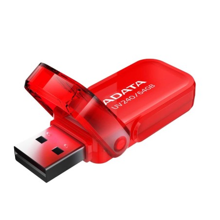 Pendrive adata uv240 64gb usb 2.0 rojo