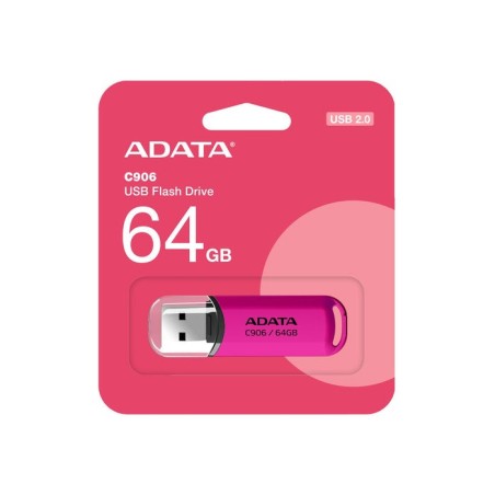 Pendrive adata c906 64gb usb flash drive, pink