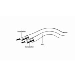 Gembird cable audio jack 3.5 a 2xrca m/h 0.2m cca-406