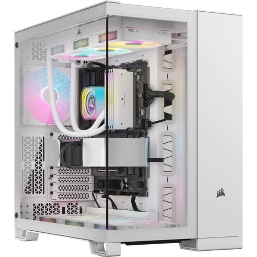 Caja pc corsair 6500x dual cc-9011258-ww blanco