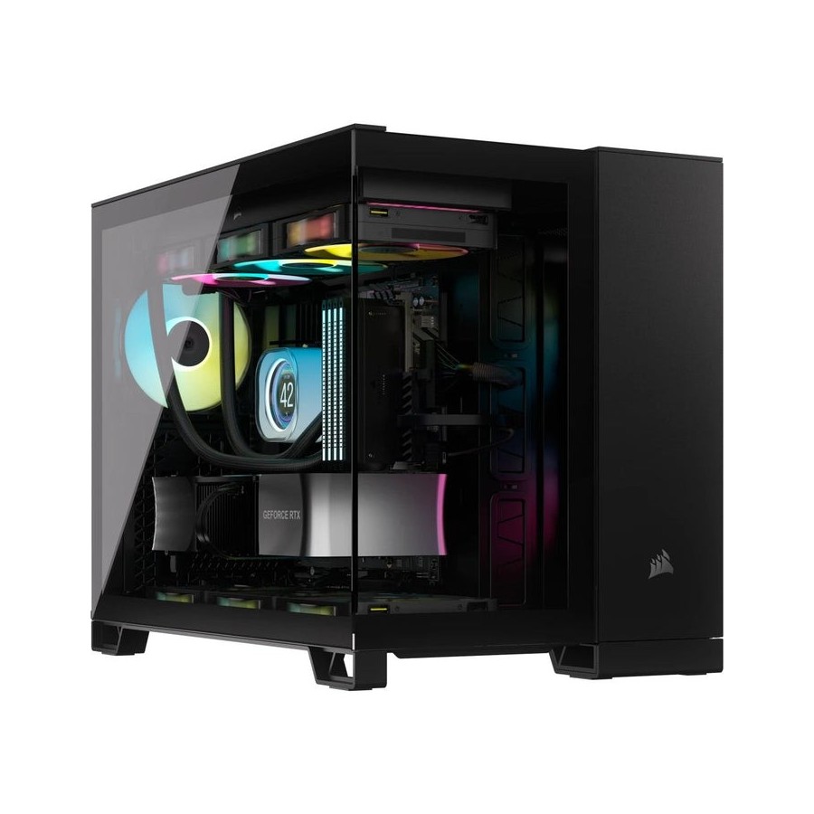 Caja pc corsair 2500d airflow dual negro cc-9011263-ww