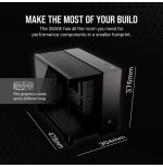 Caja pc corsair 2500x dual negro cc-9011265-ww