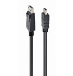 Gembird cable displayport a hdmi 1m negro cc-dp-hdmi-1m