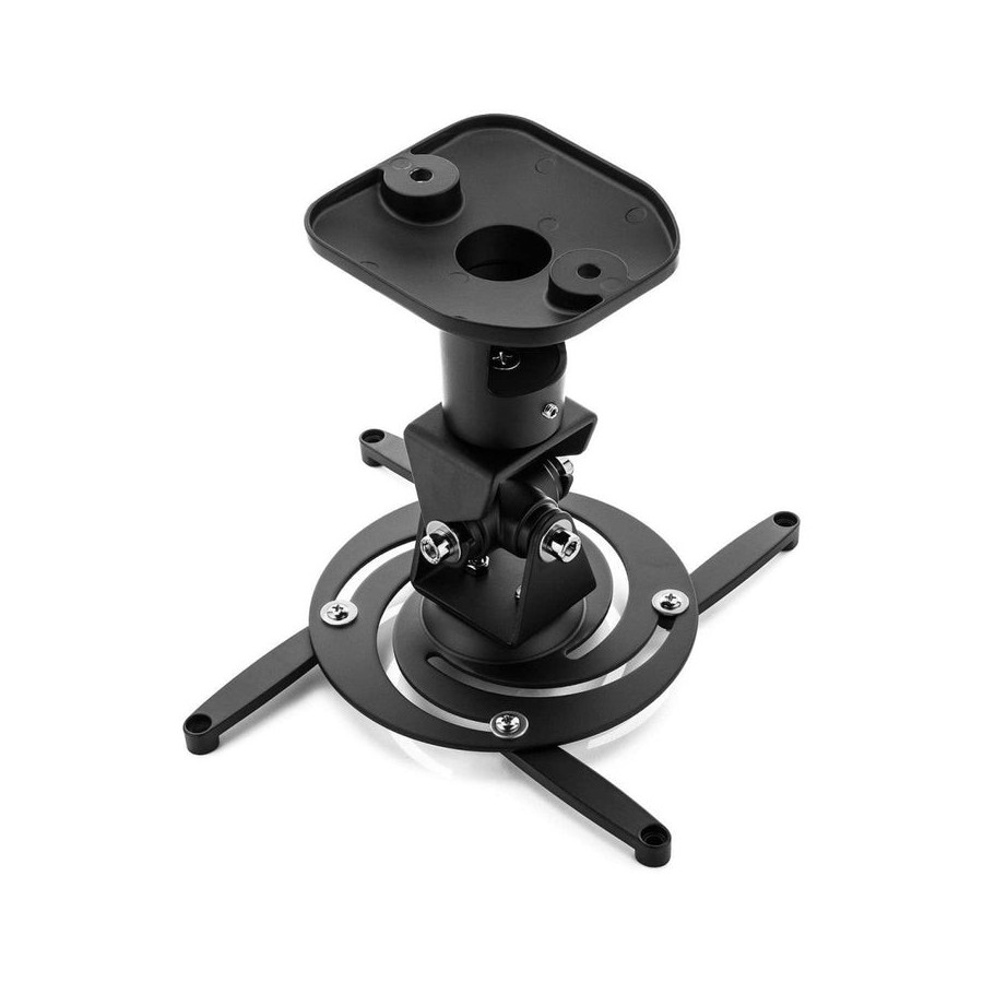 Techly 022403 soporte de techo para proyector, 10kg, 22 cm, con inclinación y rotación ajustable