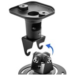 Techly 022403 soporte de techo para proyector, 10kg, 22 cm, con inclinación y rotación ajustable