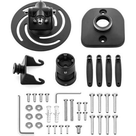 Techly 022403 soporte de techo para proyector, 10kg, 22 cm, con inclinación y rotación ajustable