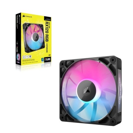 Corsair ventilador 120*120*25 rx120 rgb icue link single