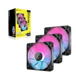 Corsair ventilador 120*120*25 rx120 rgb icue link triple kit