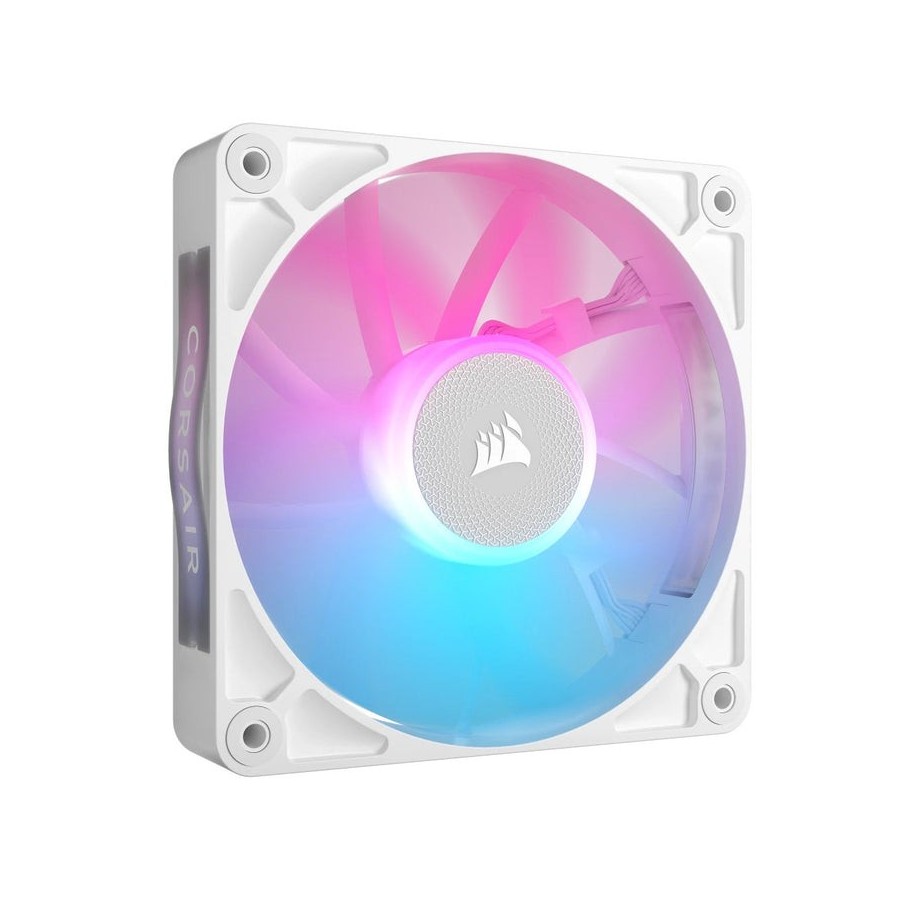 Corsair ventilador 120*120*25 rx120 rgb icue link blanco single