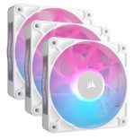 Corsair ventilador 120*120*25 rx120 rgb icue link blanco triple