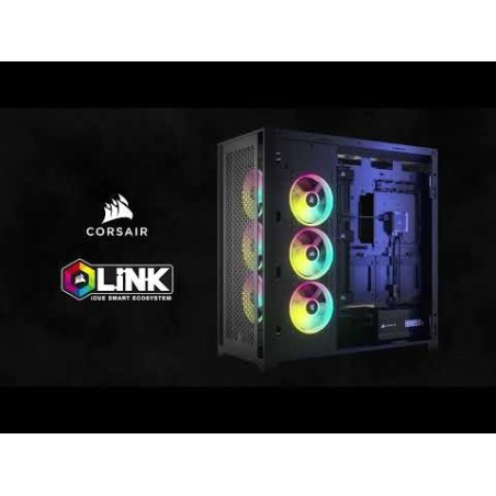 Corsair ventilador 140*140*25 rx140 rgb icue link blanco single