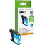 Kmp cartucho brother lc-123c 600 s. cyan remanufactured
