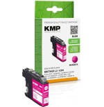 Kmp cartucho brother lc-123m 600 s. magenta remanufactured