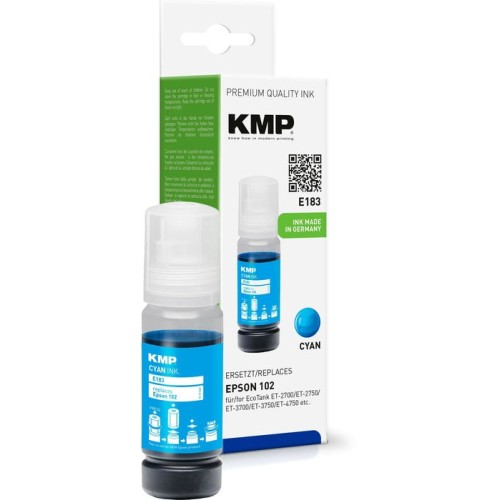 Kmp tinta ecotank t03r2 6000 s. cyan remanufactured