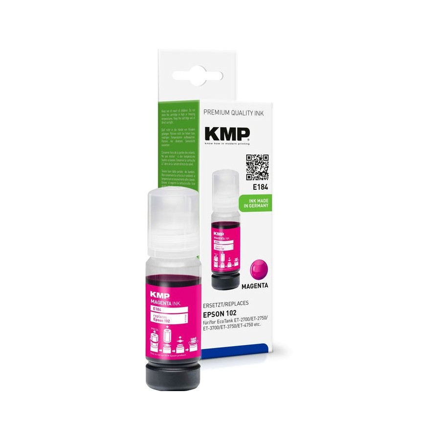 Kmp tinta ecotank t03r3 6000 s. magenta remanufactured