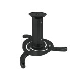 Tooq soporte universal de techo para proyector - inclinable y giratorio - peso max 10kg - negro