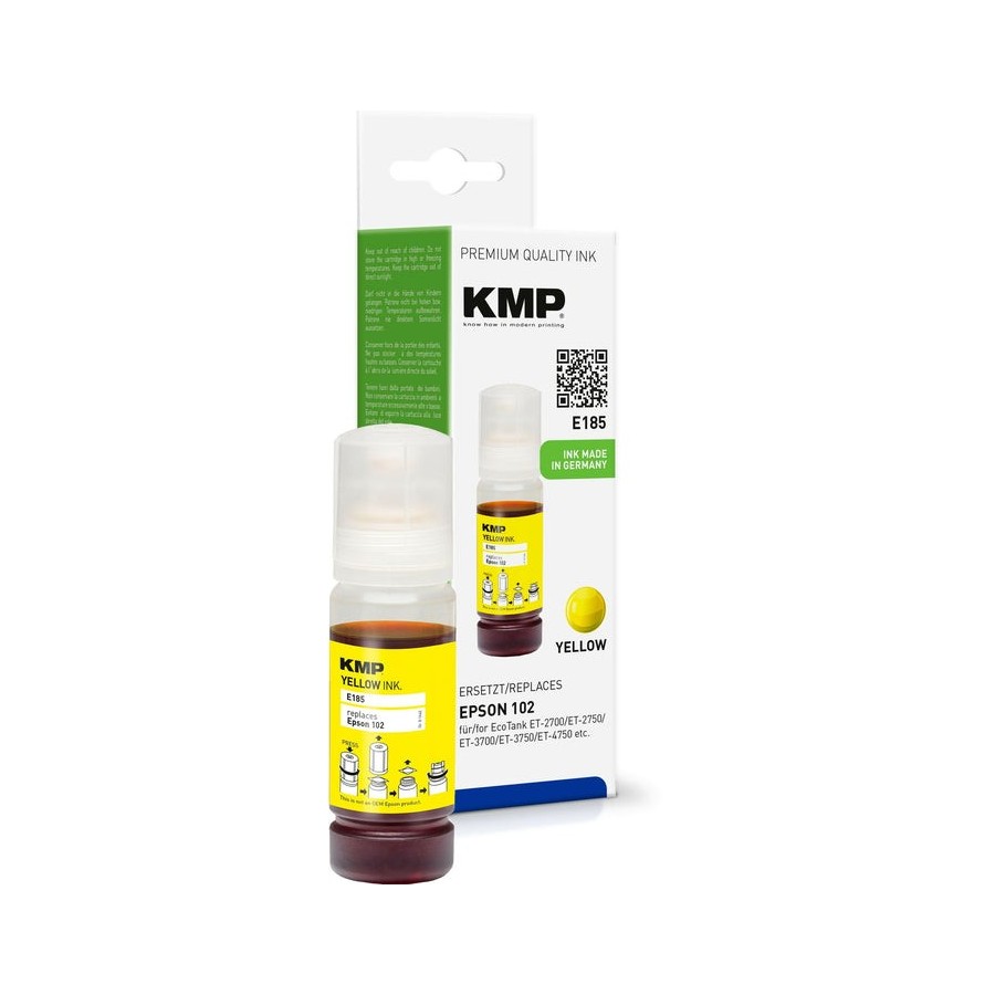 Kmp tinta ecotank t03r4 6000 s. amarillo remanufactured