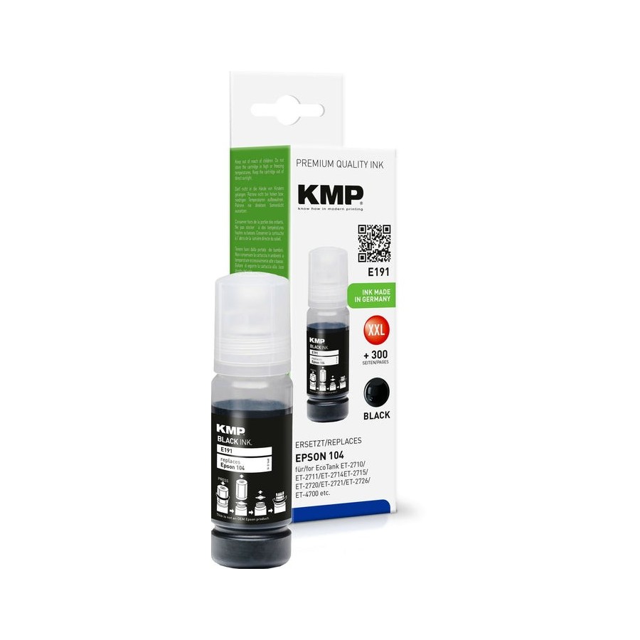 Kmp tinta ecotank t00p1 4800 s. negro remanufactured