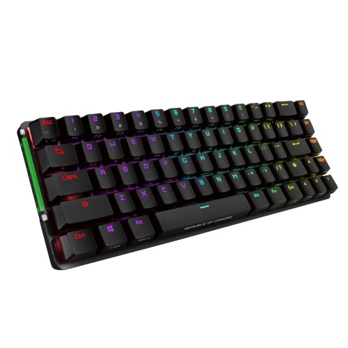 Teclado francés asus rog falchion rf inalámbrica + usb azerty negro