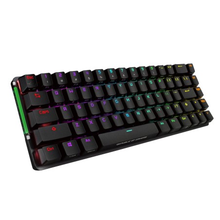 Teclado francés asus rog falchion rf inalámbrica + usb azerty negro