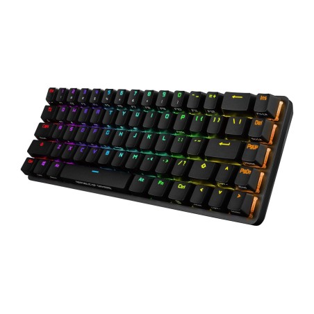 Teclado francés asus rog falchion rf inalámbrica + usb azerty negro