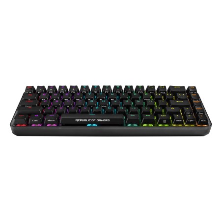 Teclado francés asus rog falchion rf inalámbrica + usb azerty negro