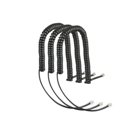 Auerswald 55001 cable telefónico 2 m negro rj-10