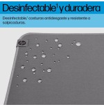 Hp 105 - alfombrilla de ratón - desinfectable - gris