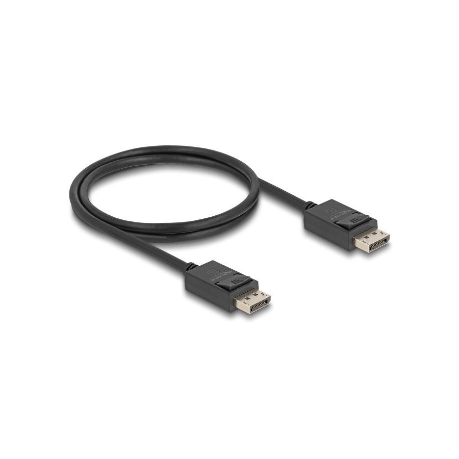 Delock 80492 cable displayport 16k 30 hz / 8k 60 hz 40 gbps 1 m