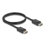 Delock 80492 cable displayport 16k 30 hz / 8k 60 hz 40 gbps 1 m