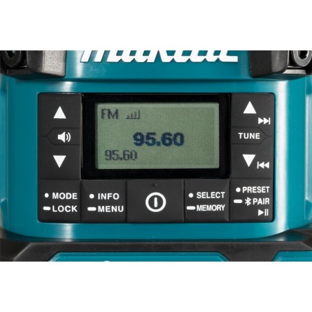 Makita mr009gz radio inalámbrico con linterna 40v
