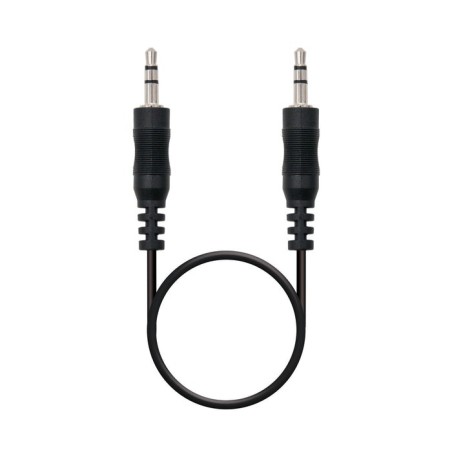 Nanocable cable audio estereo jack 3.5mm macho a jack 3.5mm macho 3m - negro
