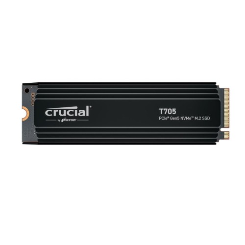Ssd m.2  crucial t705 with heatsink 1tb pcie gen5 nvme