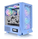 Caja thermaltake ceres 330 tg hydrangea blue argb atx 2xusb 3.0 sin fuente azul