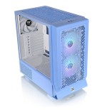 Caja thermaltake ceres 330 tg hydrangea blue argb atx 2xusb 3.0 sin fuente azul