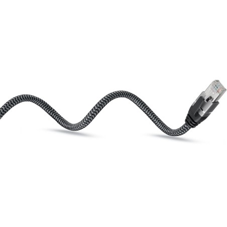 Goobay 70696 cable usb c rj-45 1m negro, plata