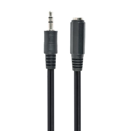 Gembird cable jack a jack 3.5mm (alargo) m/h 2m  negro