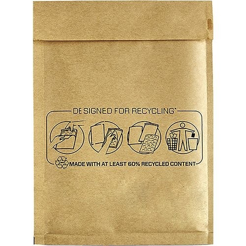 Bankers box pack de 100 bolsas de burbujas acolchada - medida 150x210mm - burbujas internas para amortiguacion - ideal