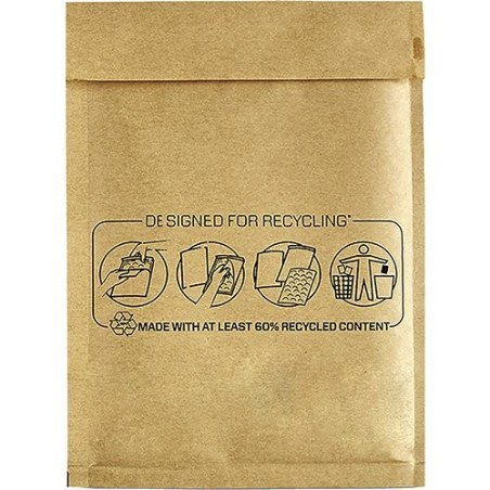 Bankers box pack de 100 bolsas de burbujas acolchada - medida 150x210mm - burbujas internas para amortiguacion - ideal