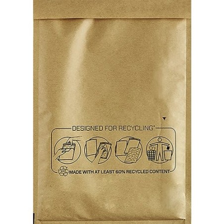 Bankers box pack de 50 bolsas de burbujas acolchada - medida 220x330mm - burbujas internas para amortiguacion - ideal